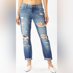 KANCAN‎ Relaxed boyfriend distressed Ankle jeans. Midrise. Size 9/28